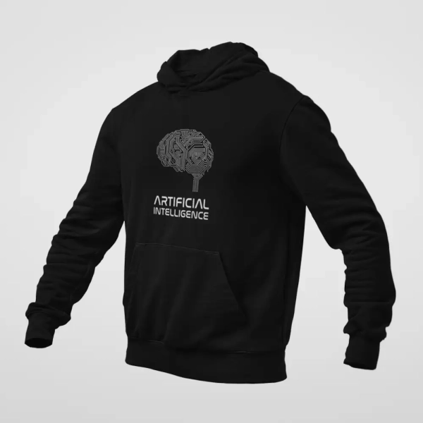 Artificial Intelligence Hoodie, Artificial Intelligence Black Sweatshirt
