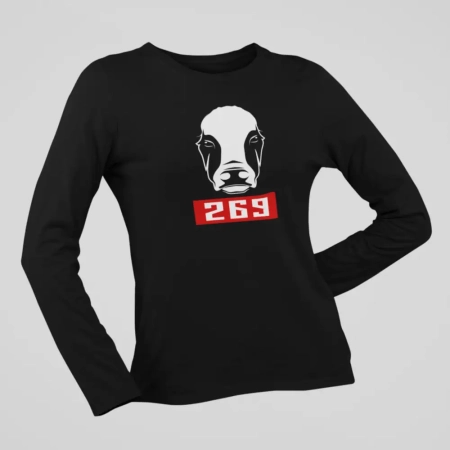 Calf 269 Long Sleeve, Calf 269 Obey Black Longsleeve