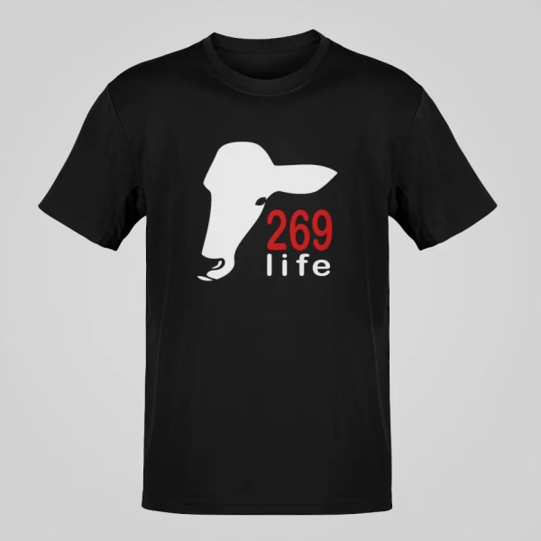 Calf 269 T-Shirt, Calf 269 Life Black Shirt