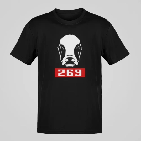 Calf 269 T-Shirt, Calf 269 Obey Black Shirt
